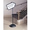 Safco Write Way Dual-sided Directional Sign, 18" W, 64.3" H, Steel SAF4173BL - alternate 3